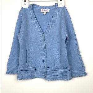 Rachel Riley Girl's Cashmere Blend  Cardigan